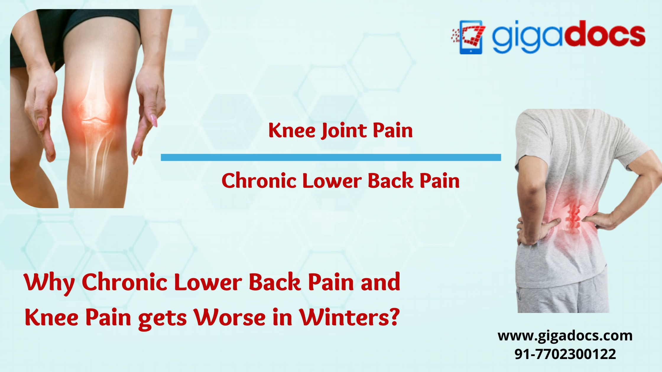 Chronic Lower Back Pain and Knee Pain