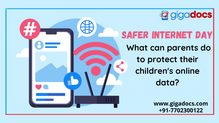 What can parents do to protect their children's online data?